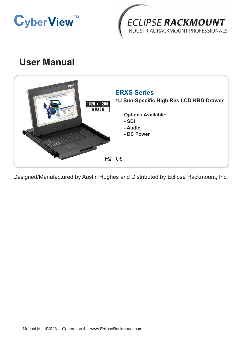 Eclipse Rackmount ERXS Series User Manual | 25 pages