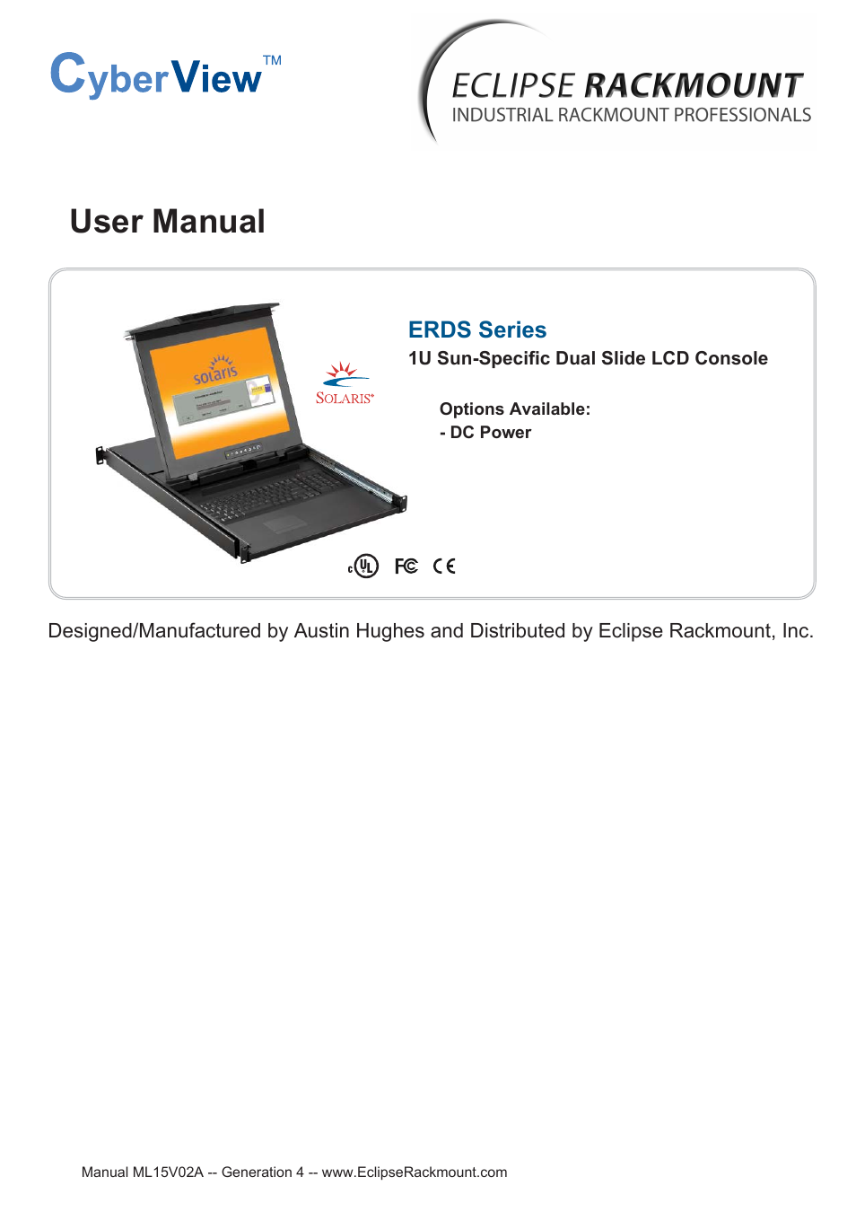 Eclipse Rackmount ERDS Series User Manual | 19 pages