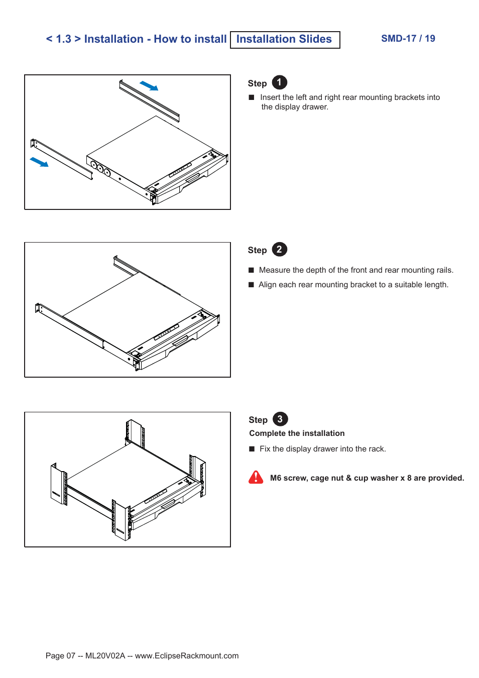 Eclipse Rackmount SMD Series 17 User Manual | Page 7 / 13