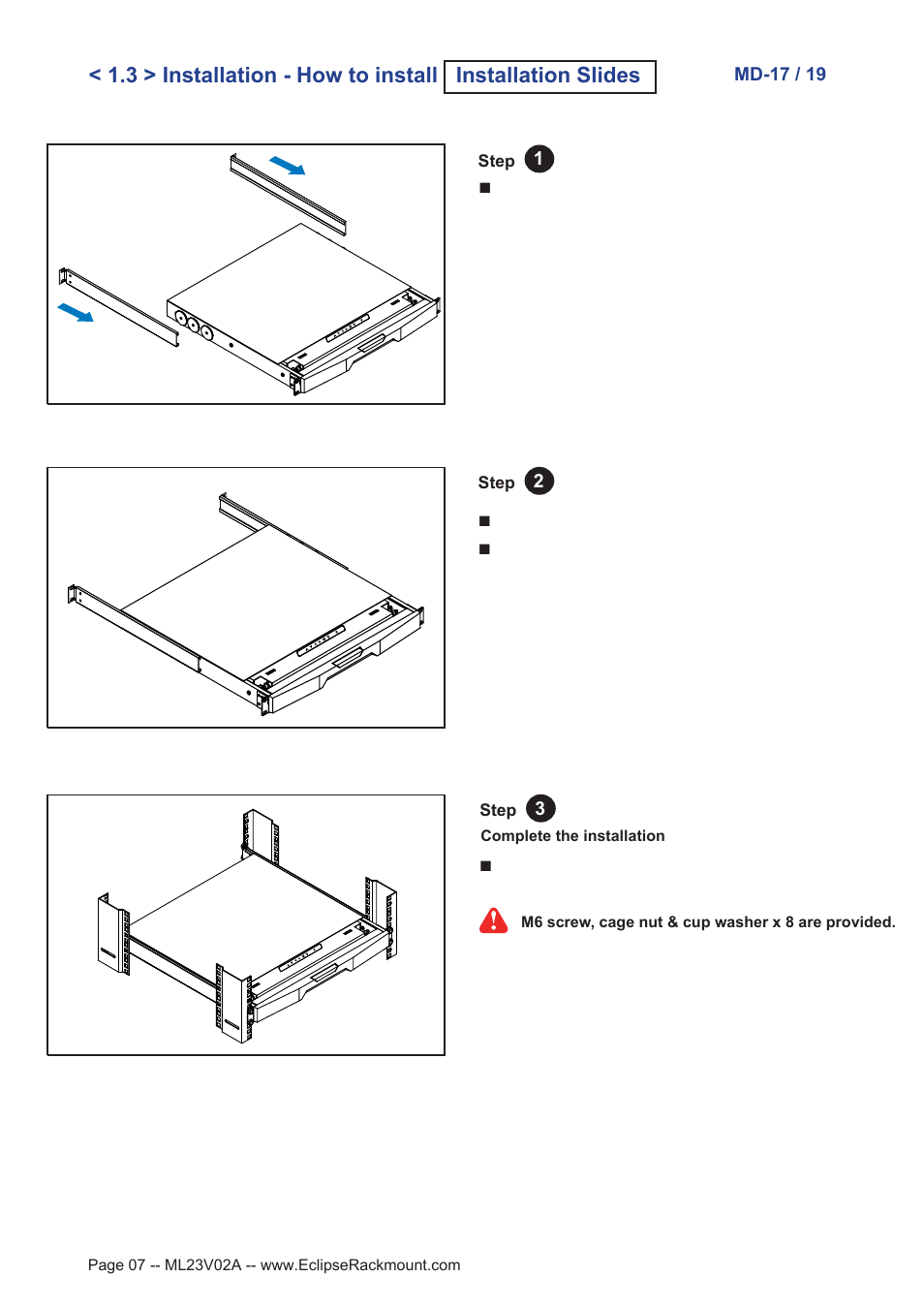 Eclipse Rackmount MD Series 17 User Manual | Page 7 / 15