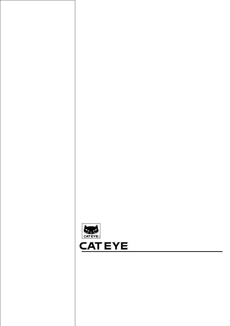 Co.,ltd | CatEye EC-37OO User Manual | Page 32 / 32