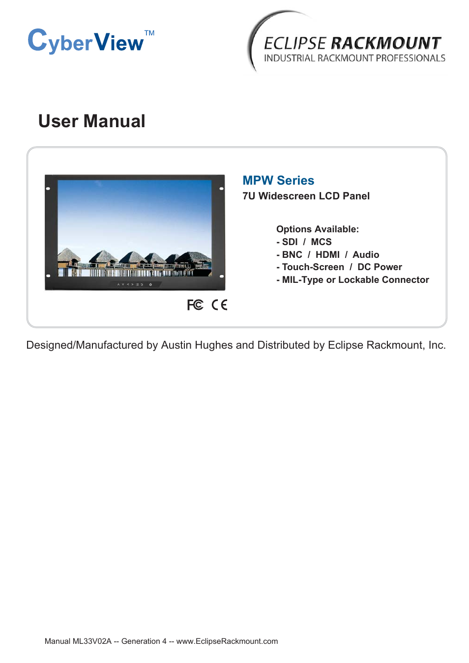 Eclipse Rackmount MPW Series User Manual | 18 pages