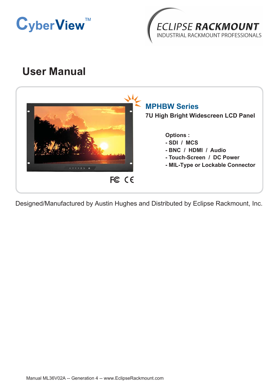Eclipse Rackmount MPHBW Series User Manual | 18 pages