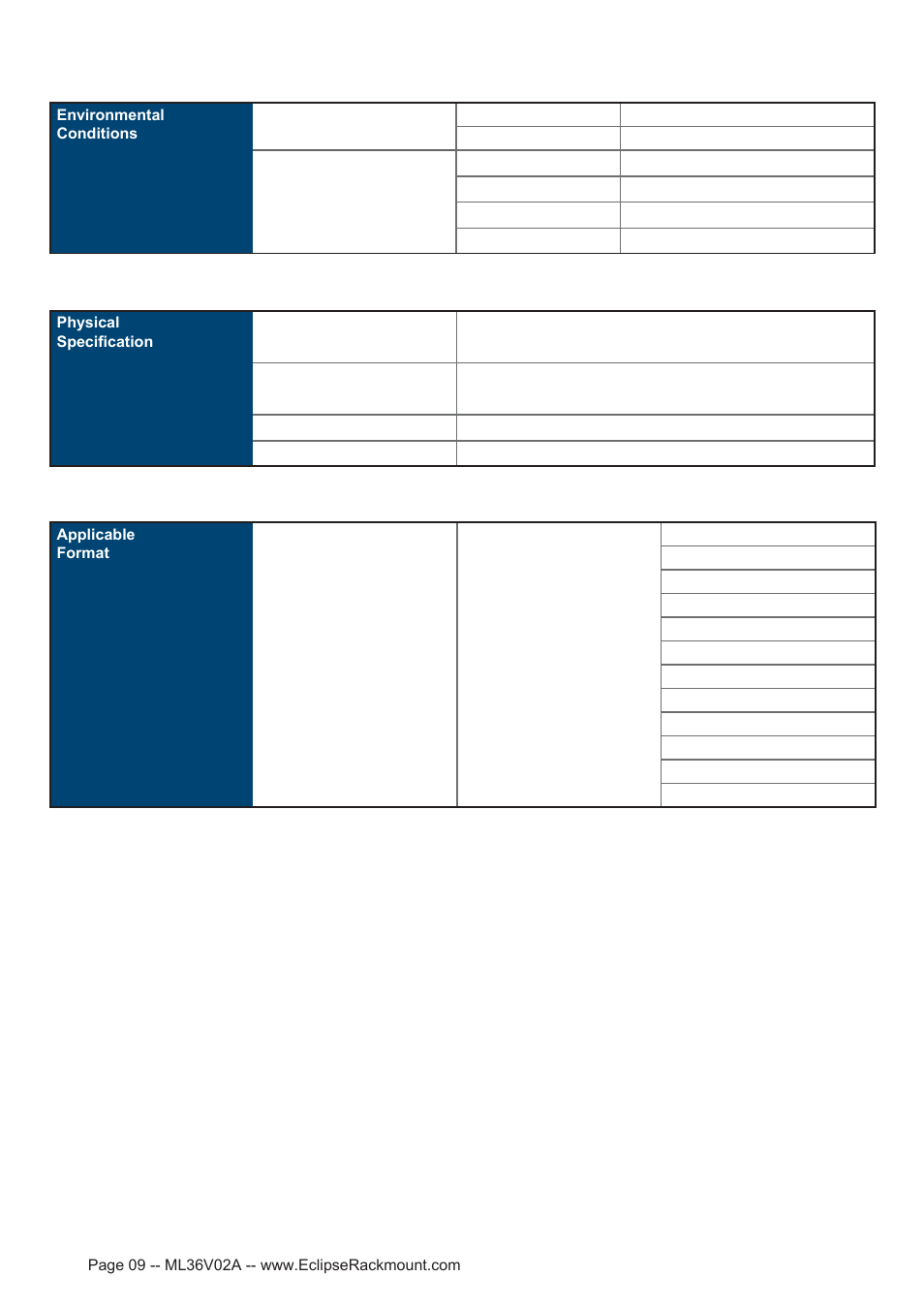 Eclipse Rackmount MPHBW Series User Manual | Page 9 / 18