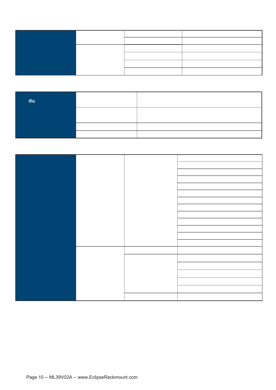 Eclipse Rackmount FMPHB-21 User Manual | Page 10 / 21