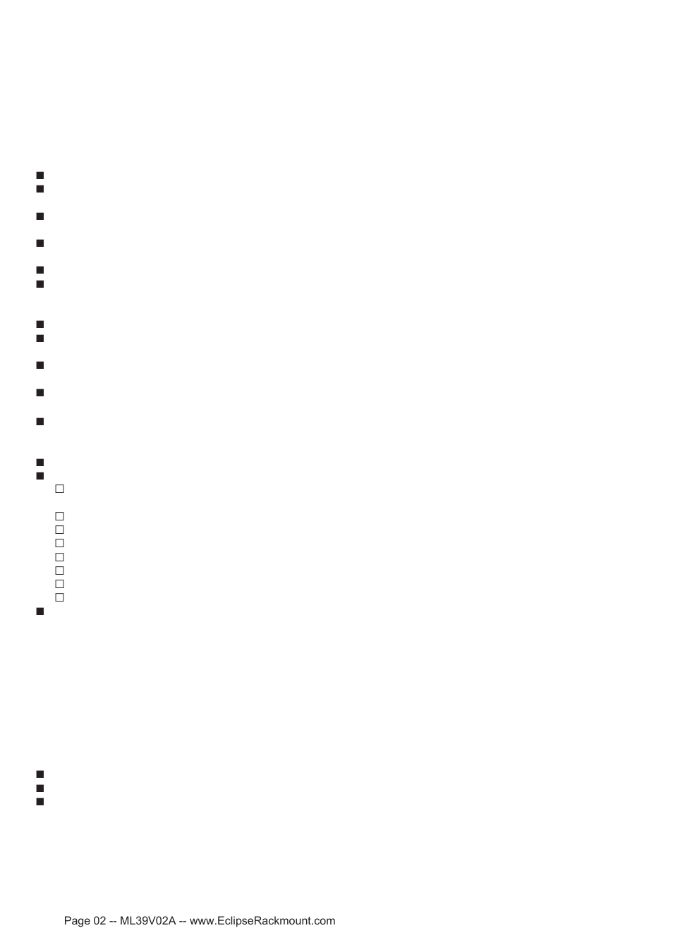 Eclipse Rackmount FMPHB-21 User Manual | Page 2 / 21