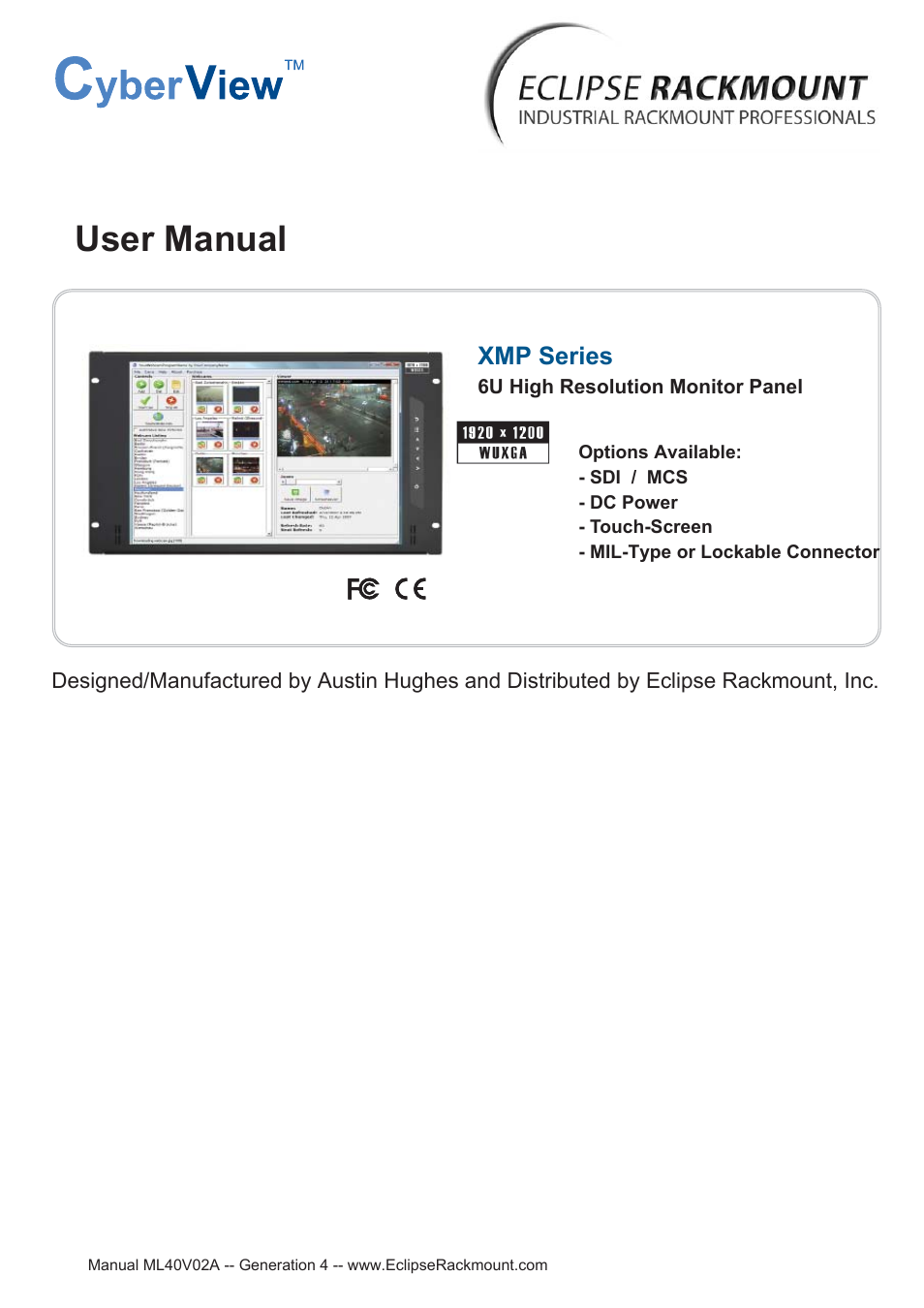 Eclipse Rackmount XMP Series User Manual | 19 pages