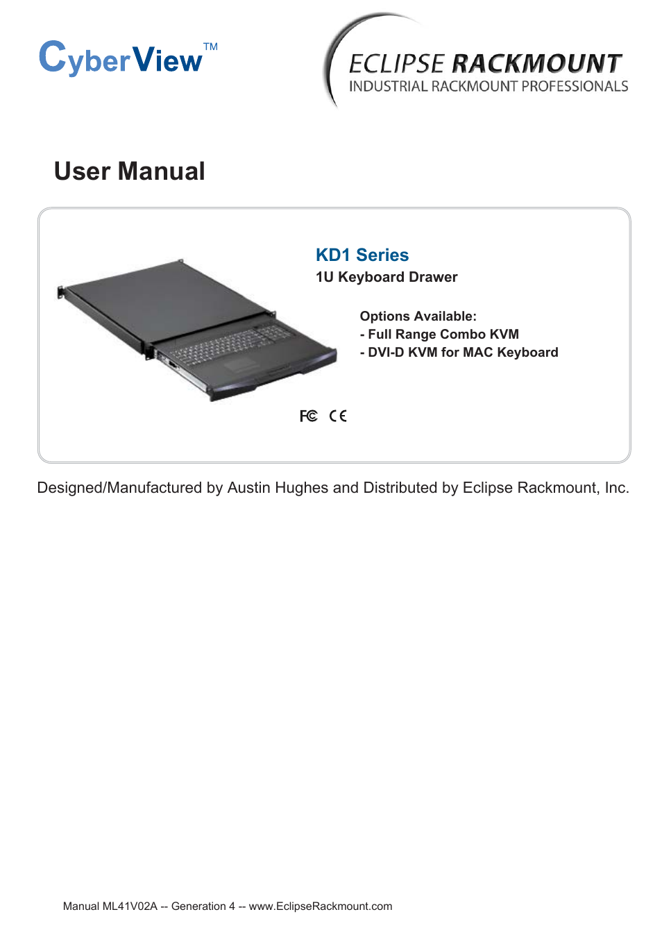 Eclipse Rackmount KD1 Series User Manual | 12 pages