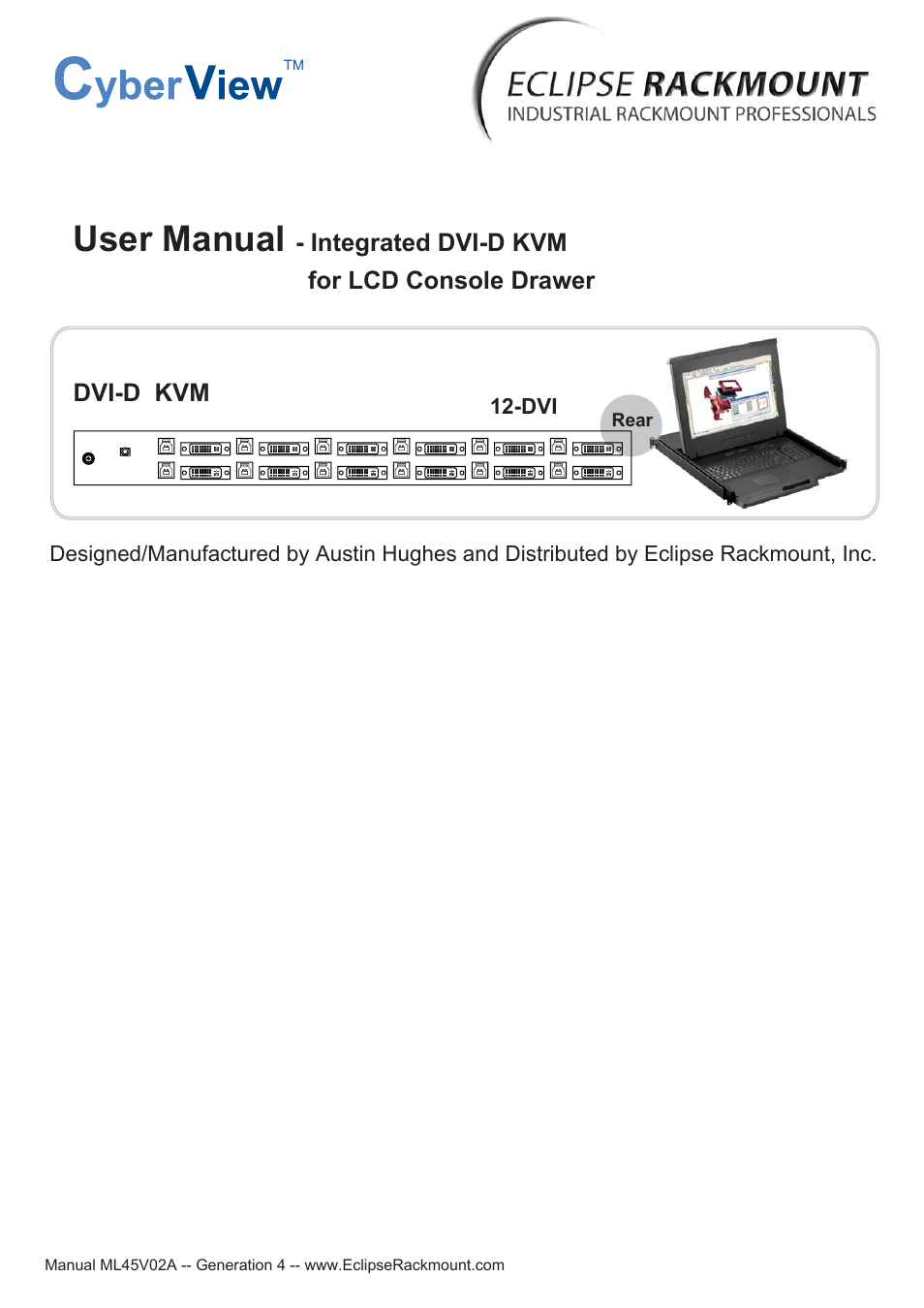 Eclipse Rackmount DVI-D KVM User Manual | 9 pages