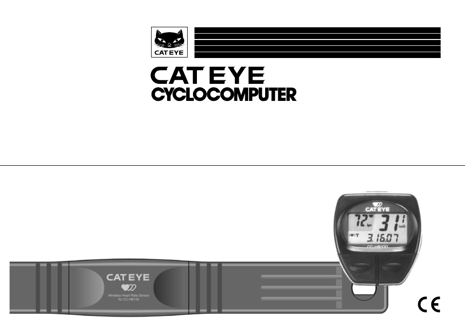 CatEye CC-HB100 User Manual | 20 pages