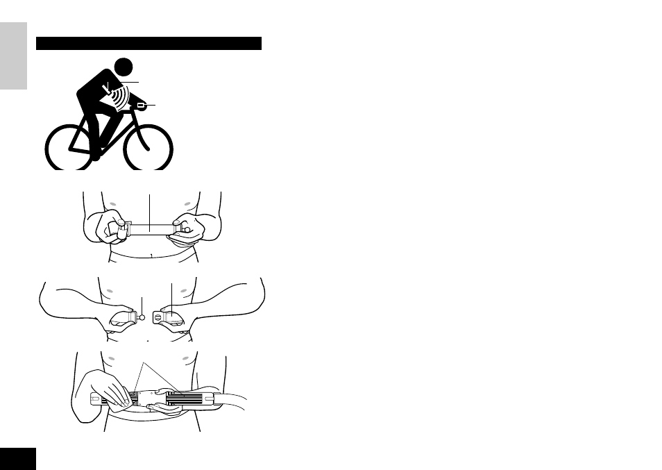 How to use as a heart rate monitor | CatEye CC-HB100 User Manual | Page 10 / 20