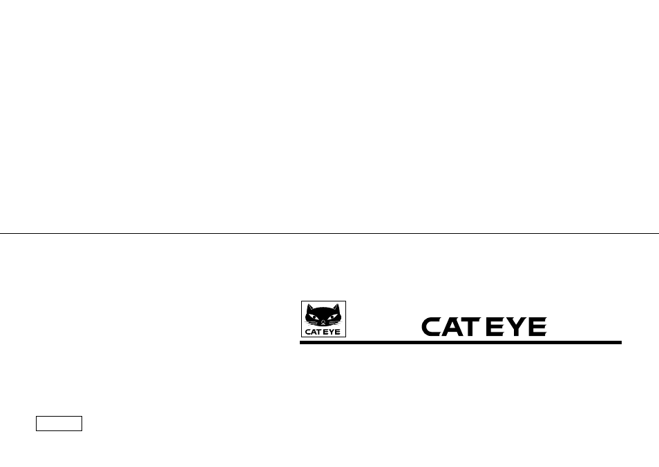 Co.,ltd | CatEye CC-HB100 User Manual | Page 20 / 20