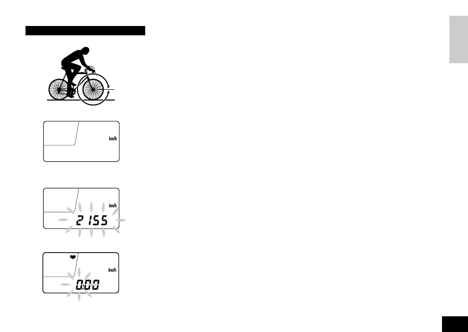 How to use as a cyclocomputer | CatEye CC-HB100 User Manual | Page 7 / 20