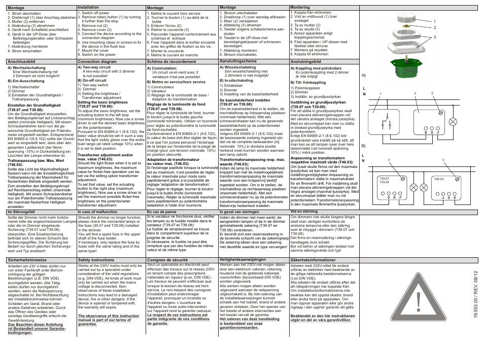 Seite2 | Ehmann Leading-edge dimmer for dimmable LEDs User Manual | Page 2 / 2