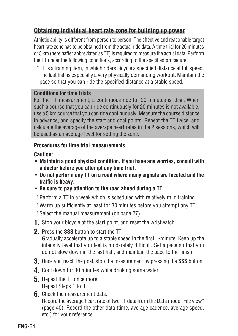 CatEye Q3A User Manual | Page 65 / 83