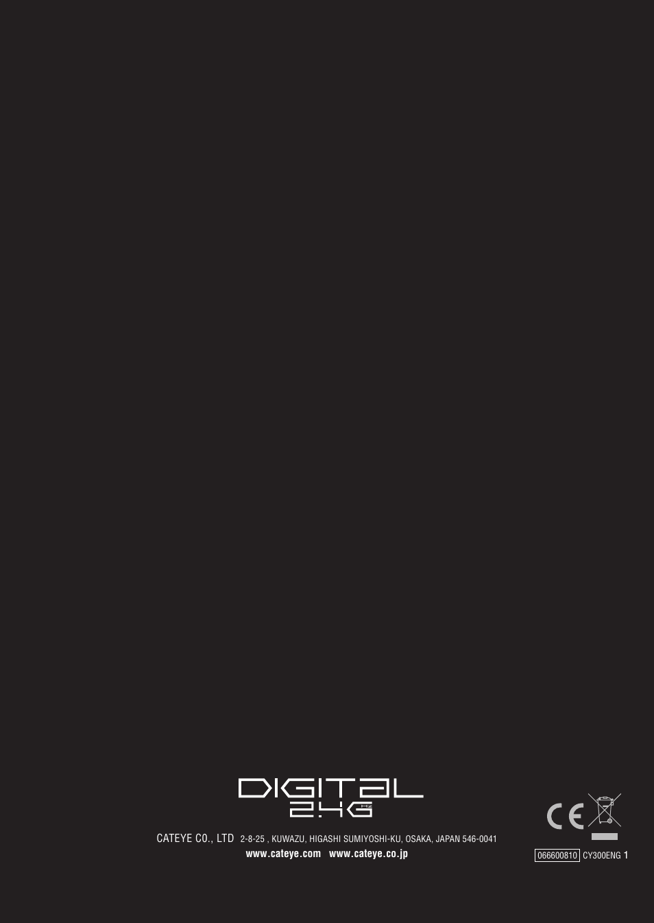 CatEye Q3A User Manual | Page 83 / 83