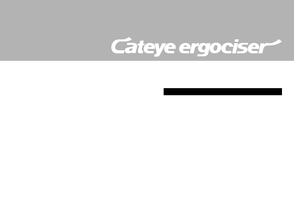 CatEye EC-3600 User Manual | 71 pages