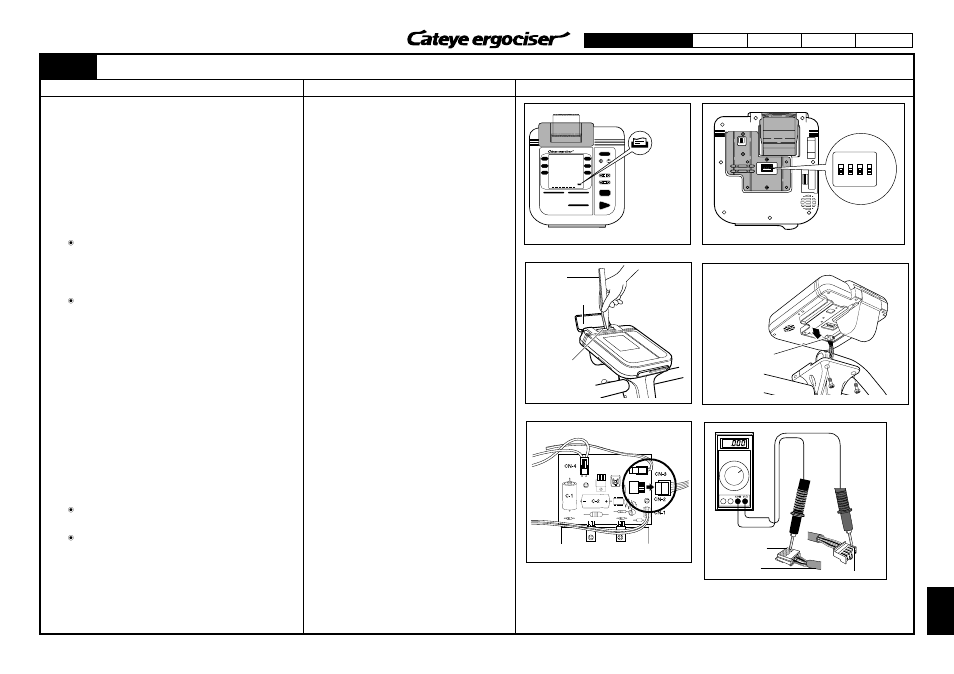 No printer operation | CatEye EC-3600 User Manual | Page 17 / 71