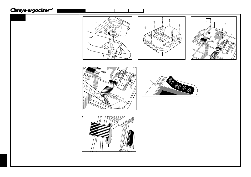 Es-6, Replacing the panel keyboard | CatEye EC-3600 User Manual | Page 32 / 71