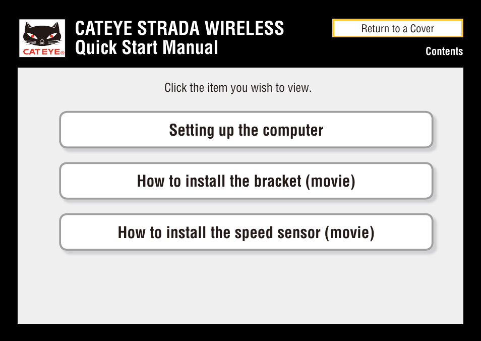 Cateye strada wireless quick start manual | CatEye CC-RD300W User Manual | Page 4 / 15