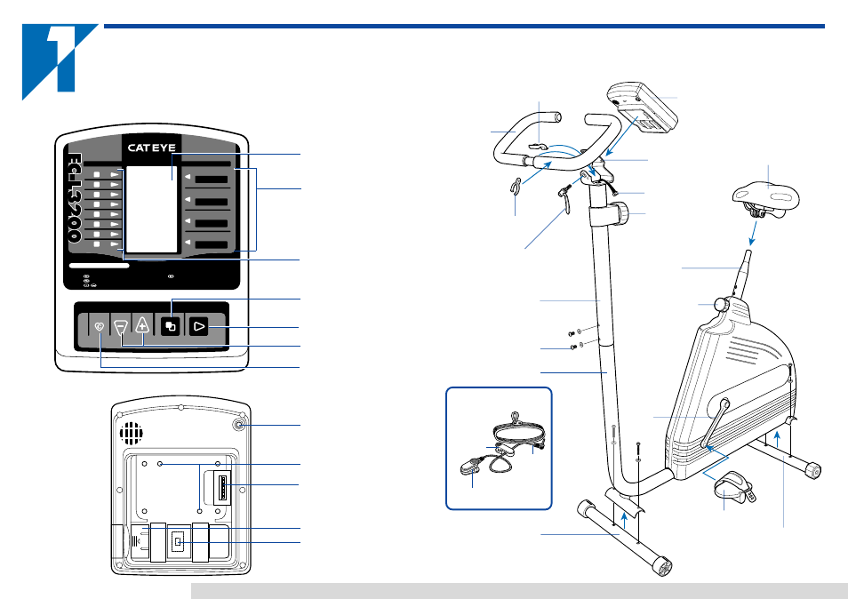 Anatomy of the ec-l3200, Ec-l3200 | CatEye EC-L32OO User Manual | Page 2 / 12