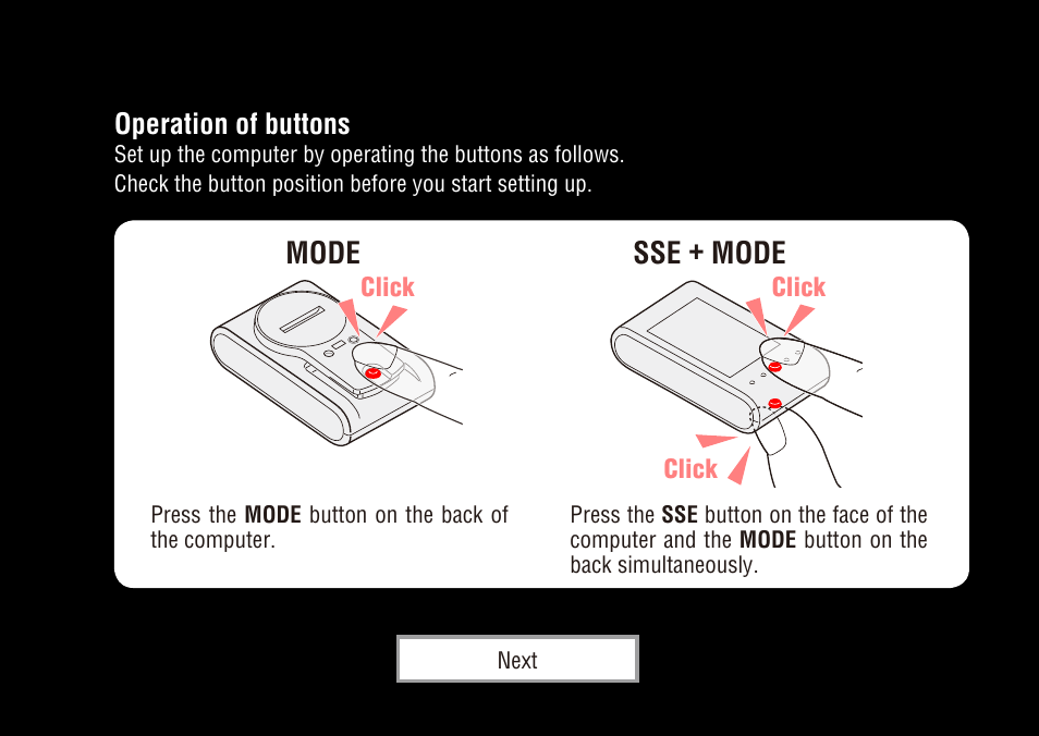 Mode sse + mode, Operation of buttons | CatEye CC-AT200W User Manual | Page 5 / 31