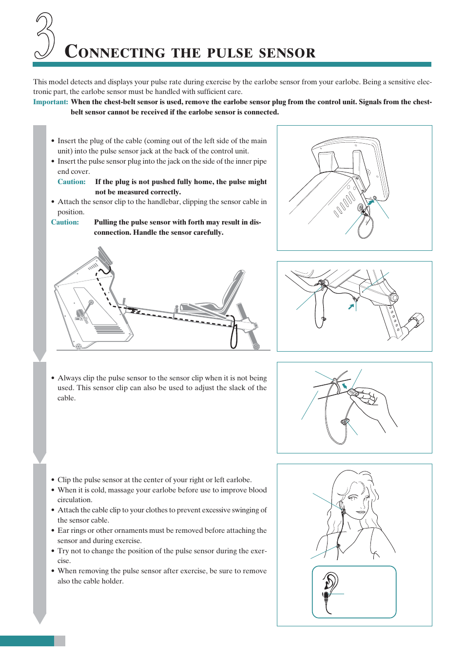 Onnecting, Pulse, Sensor | CatEye EC-C400R User Manual | Page 12 / 52