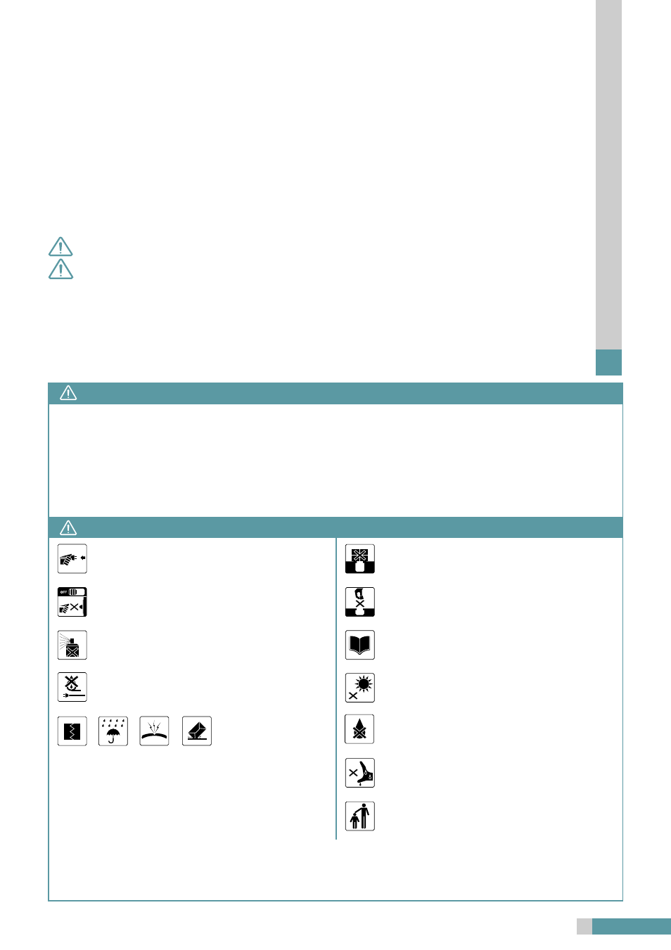 Introduction, For safe operation, Warning | Caution | CatEye EC-C400R User Manual | Page 3 / 52