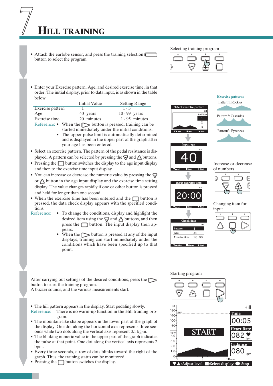 Training | CatEye EC-C400R User Manual | Page 36 / 52