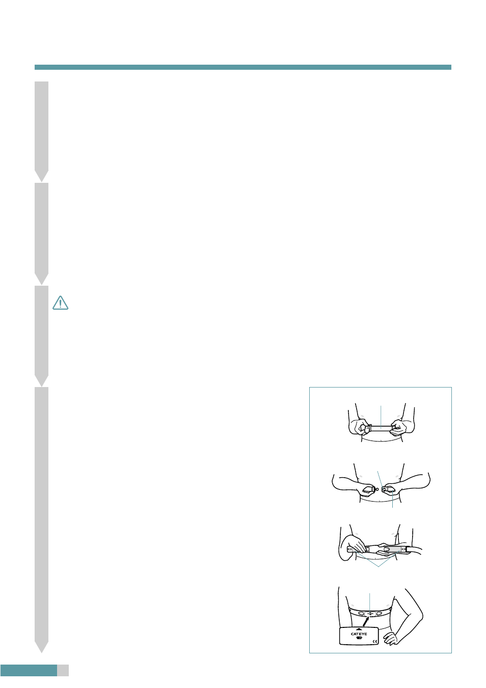 Hest, Belt, Heart | Rate, Sensor | CatEye EC-C400R User Manual | Page 46 / 52