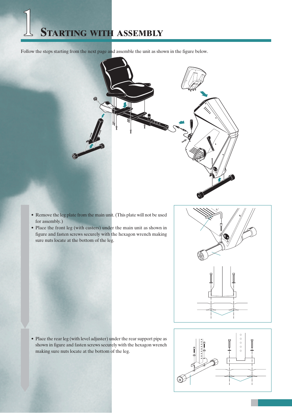 Tarting, With, Assembly | CatEye EC-C400R User Manual | Page 7 / 52