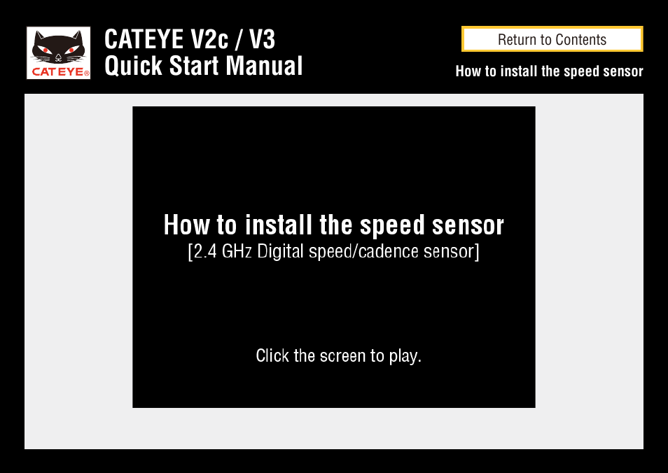 Cateye v2c / v3 quick start manual | CatEye CC-TR200DW User Manual | Page 22 / 24