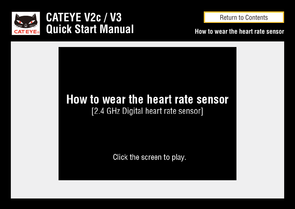 Cateye v2c / v3 quick start manual | CatEye CC-TR200DW User Manual | Page 23 / 24