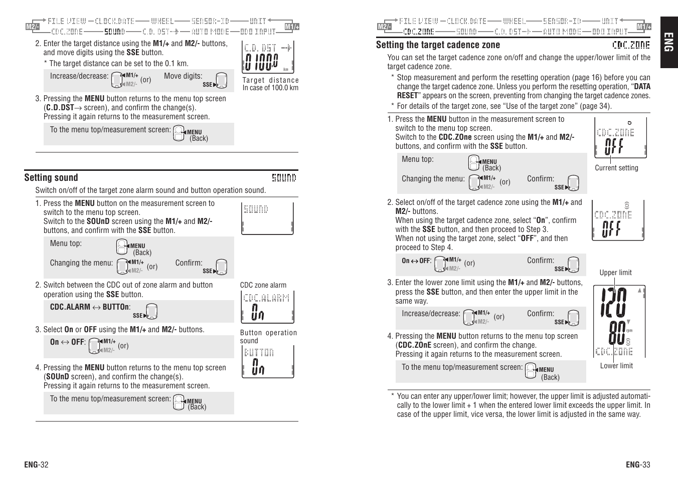 CatEye CC-TR200DW (V2c) User Manual | Page 17 / 21