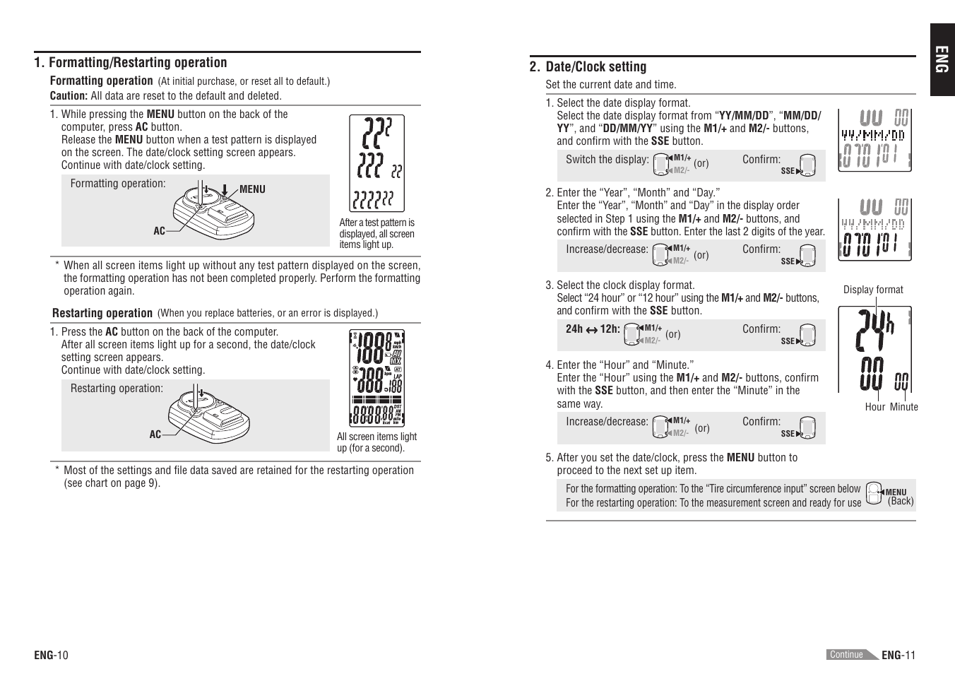 CatEye CC-TR200DW (V2c) User Manual | Page 6 / 21