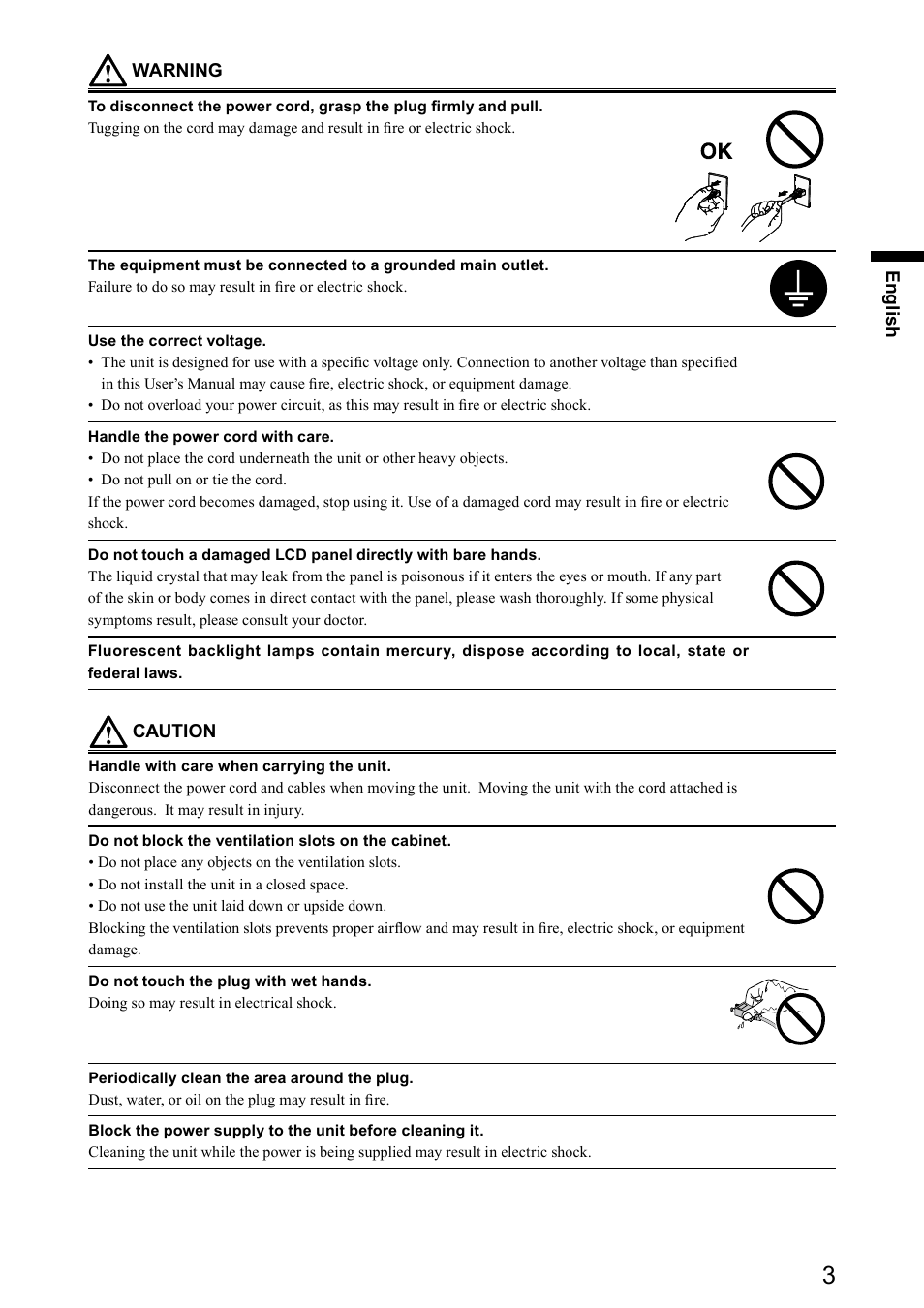 Eizo DuraVision FDU2101 / FDU2101T 取扱説明書 User Manual | Page 15 / 31