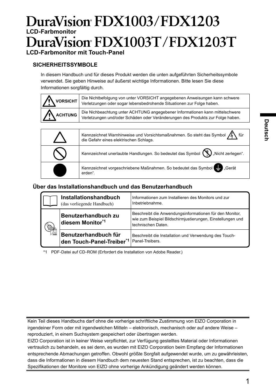 Lcd-farbmonitor lcd-farbmonitor mit touch-panel | Eizo DuraVision FDX1003 / FDX1003T 取扱説明書 User Manual | Page 34 / 84