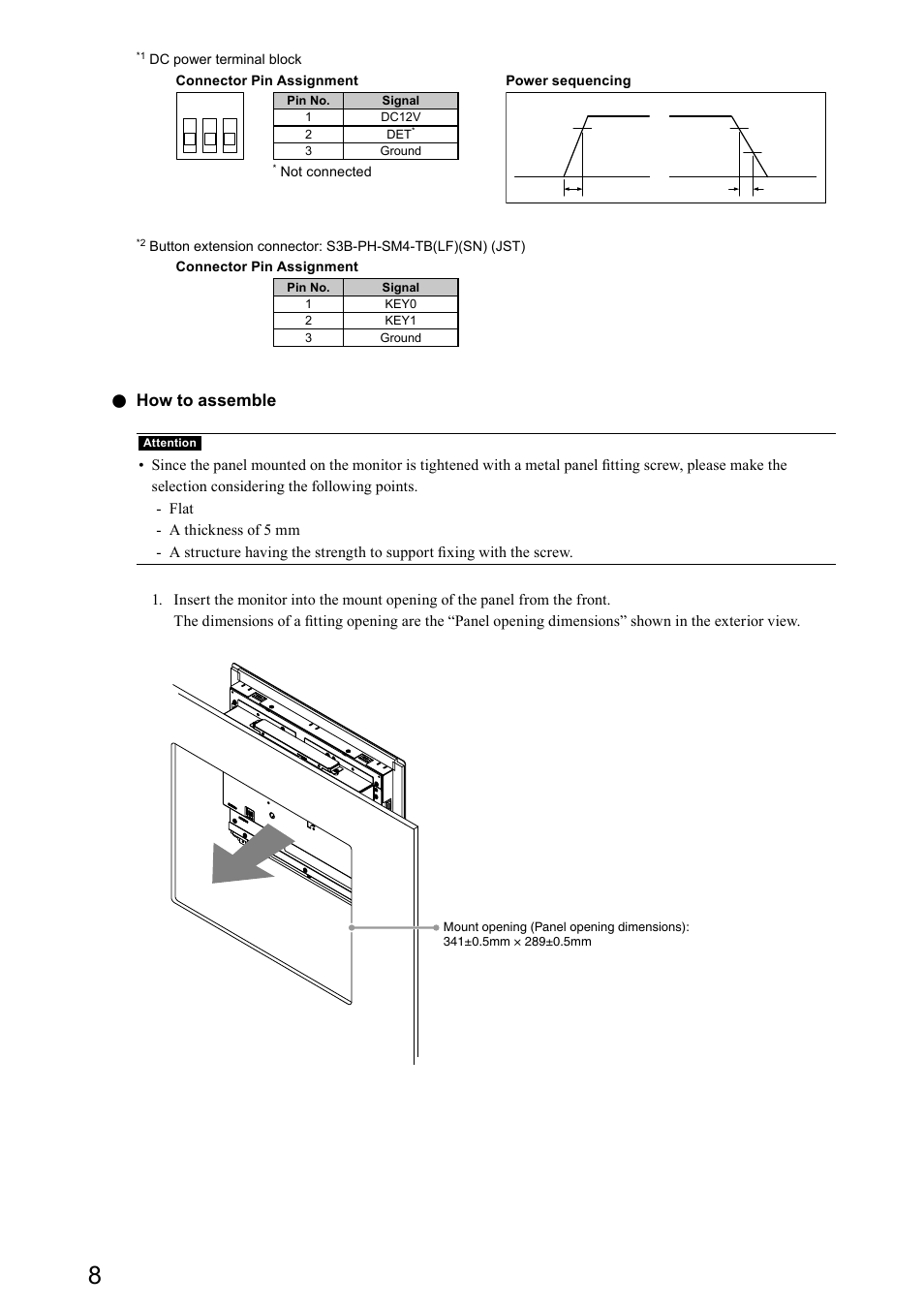 How to assemble | Eizo DuraVision FDX1501 / FDX1501T 取扱説明書 User Manual | Page 21 / 58