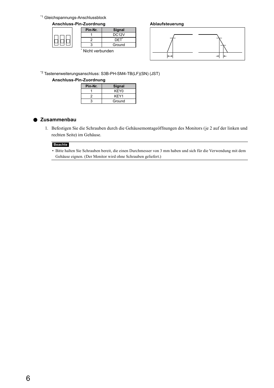 Zusammenbau | Eizo DuraVision FDX1501 / FDX1501T 取扱説明書 User Manual | Page 30 / 58