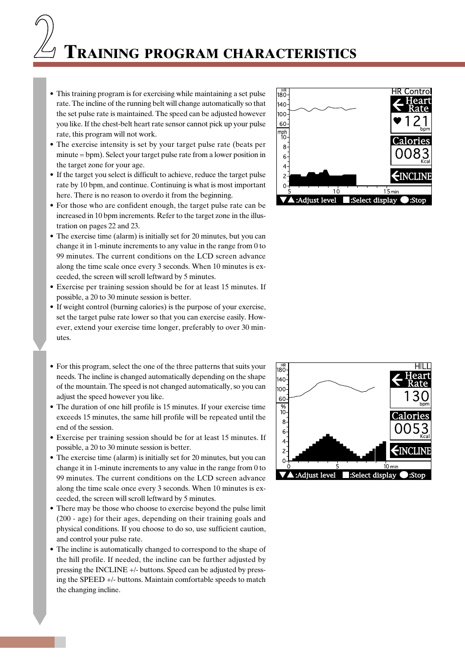 Raining, Program, Characteristics | CatEye EC-T220 User Manual | Page 24 / 44