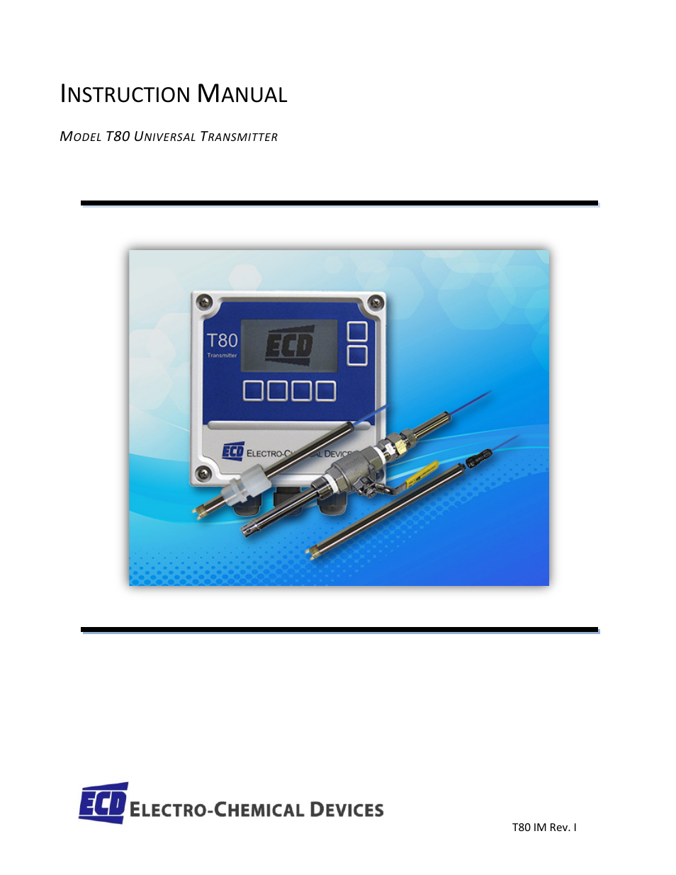Electro-Chemical Devices (ECD) T80 User Manual | 75 pages