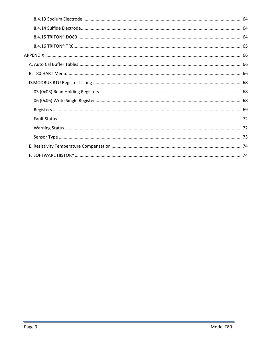 Electro-Chemical Devices (ECD) T80 User Manual | Page 10 / 75