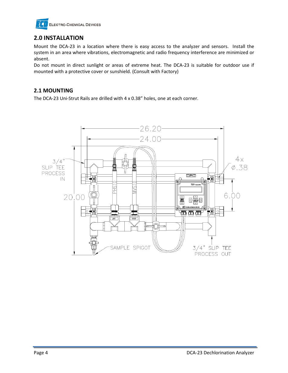 Electro-Chemical Devices (ECD) DCA-23 User Manual | Page 10 / 30