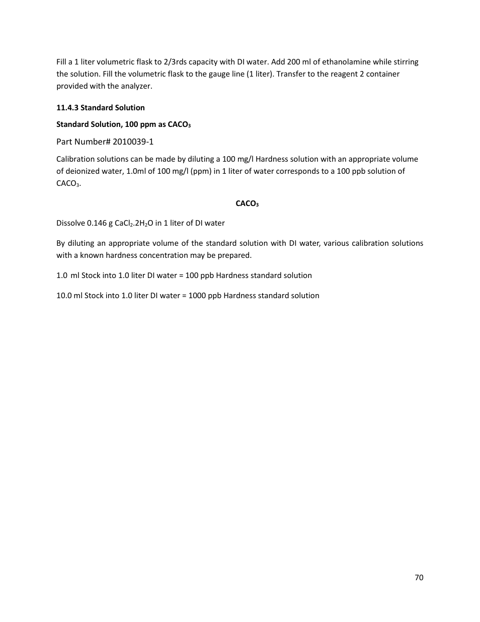 3 standard solution | Electro-Chemical Devices (ECD) CA6 Hardness Analyzer User Manual | Page 81 / 83