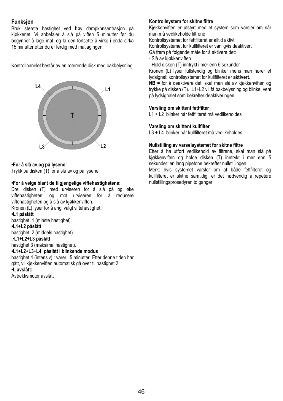 ELICA 35CC ISLAND User Manual | Page 102 / 172