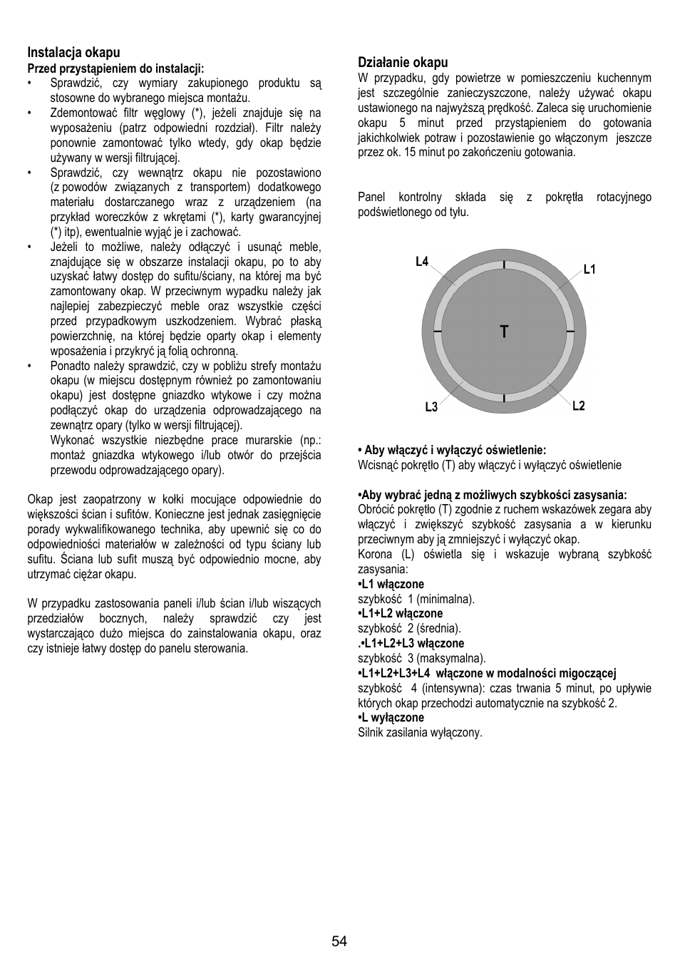 ELICA 35CC ISLAND User Manual | Page 110 / 172