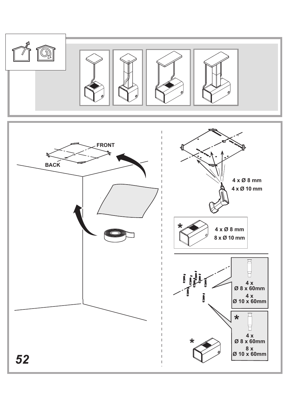 ELICA 35CC ISLAND User Manual | Page 44 / 172