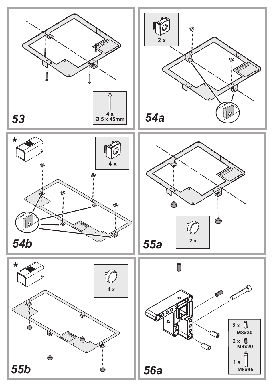 53 55a | ELICA 35CC ISLAND User Manual | Page 45 / 172