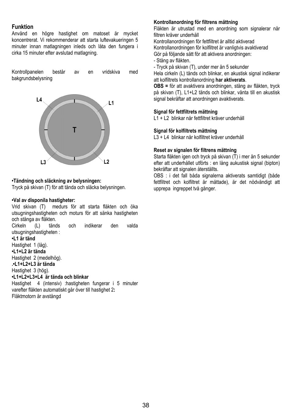 ELICA 35CC ISLAND User Manual | Page 94 / 172