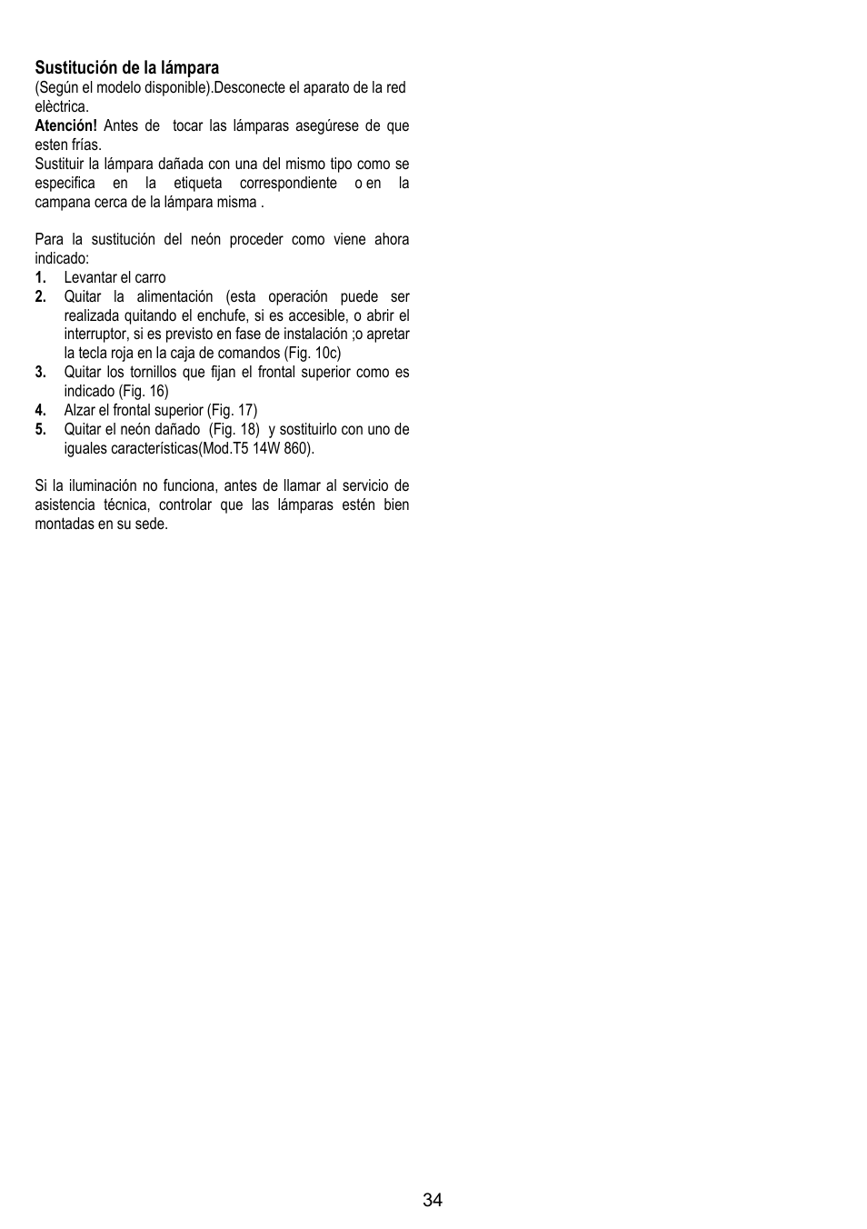 ELICA ADAGIO User Manual | Page 34 / 72